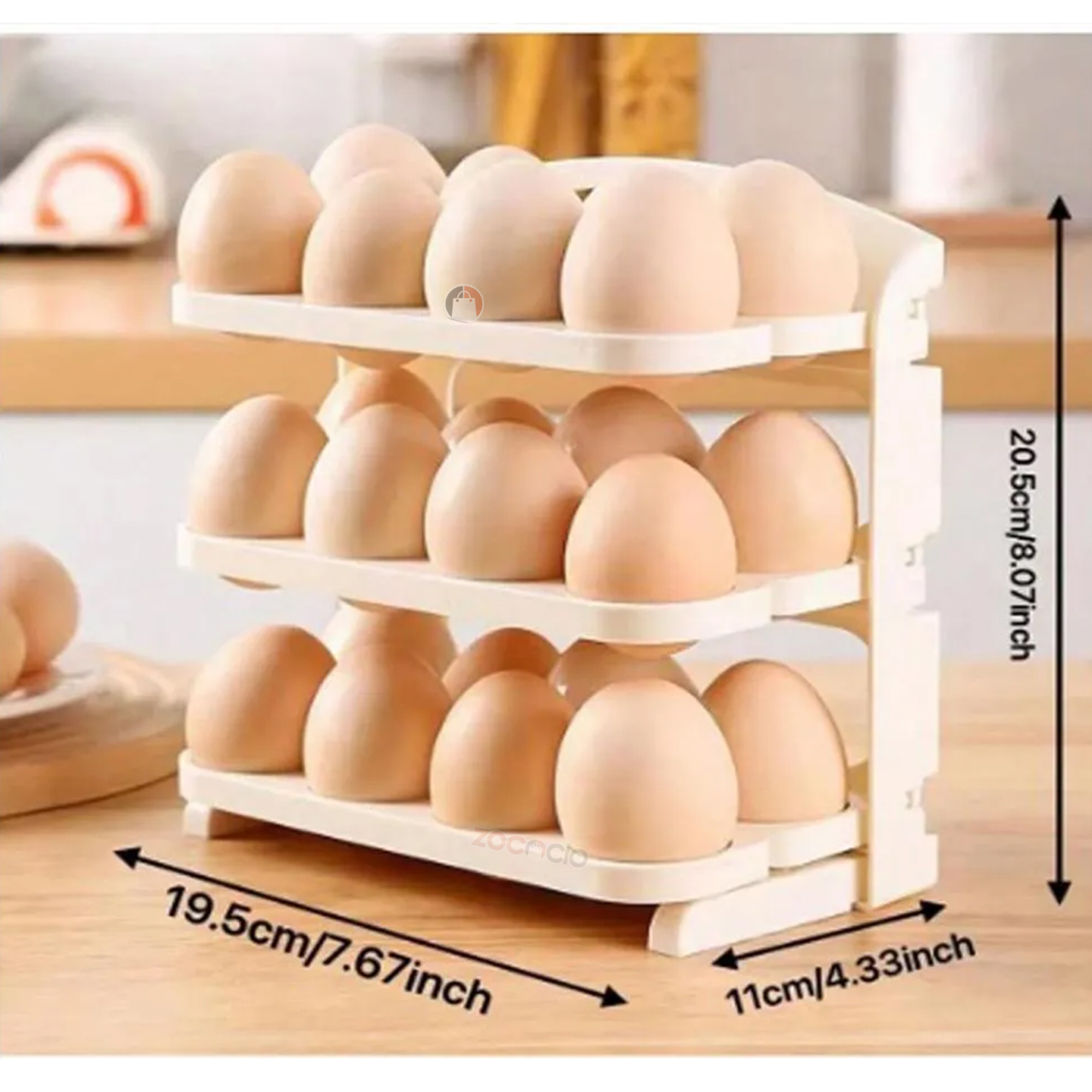 Huevera De 24 Espacios Organizador Huevo